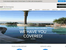 Tablet Screenshot of pooltechsusa.com